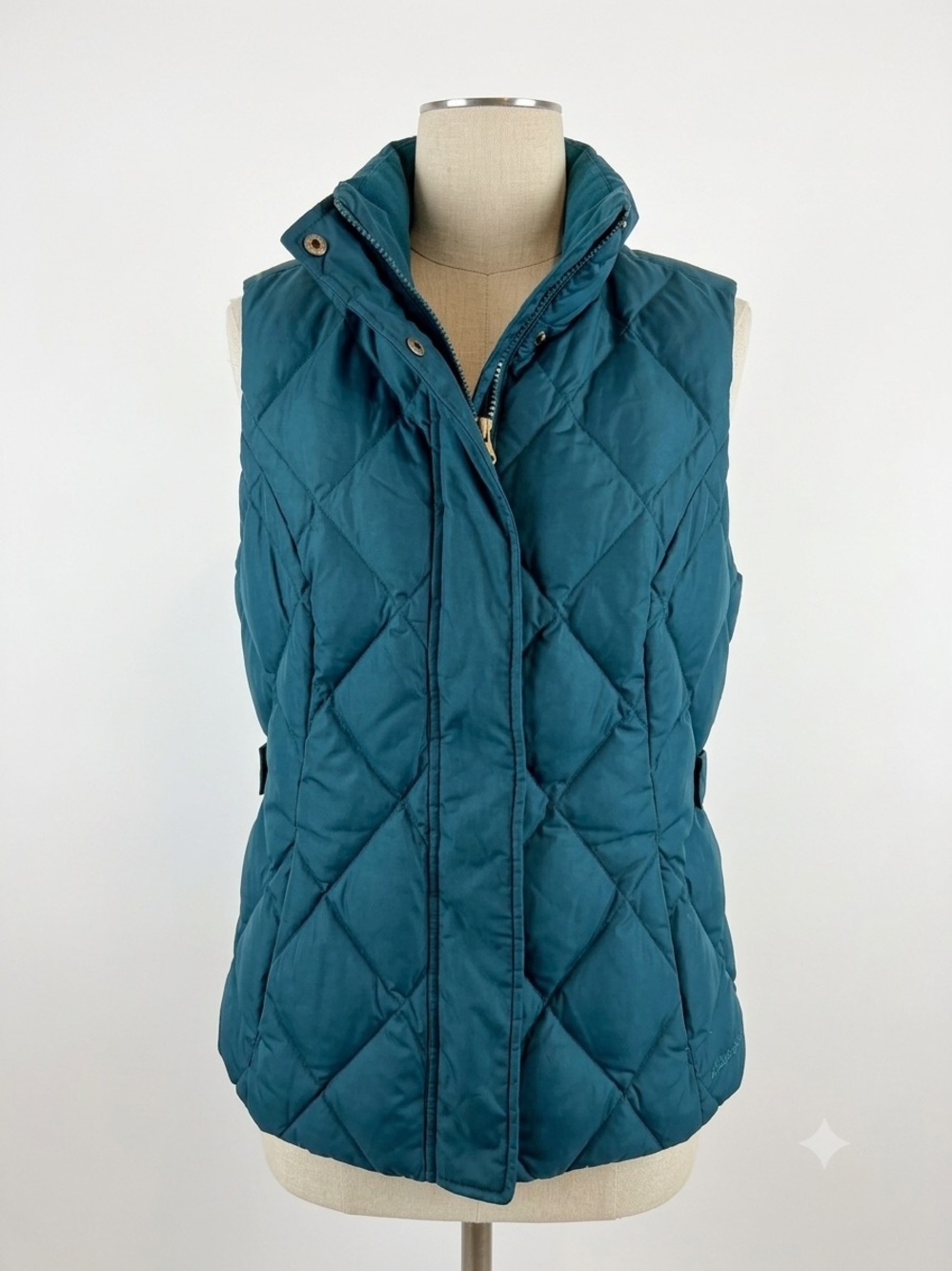 Eddie Bauer Teal Quilted Women's Vest